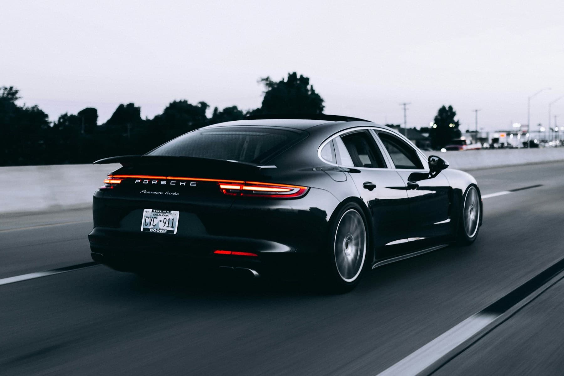 Car on an open road